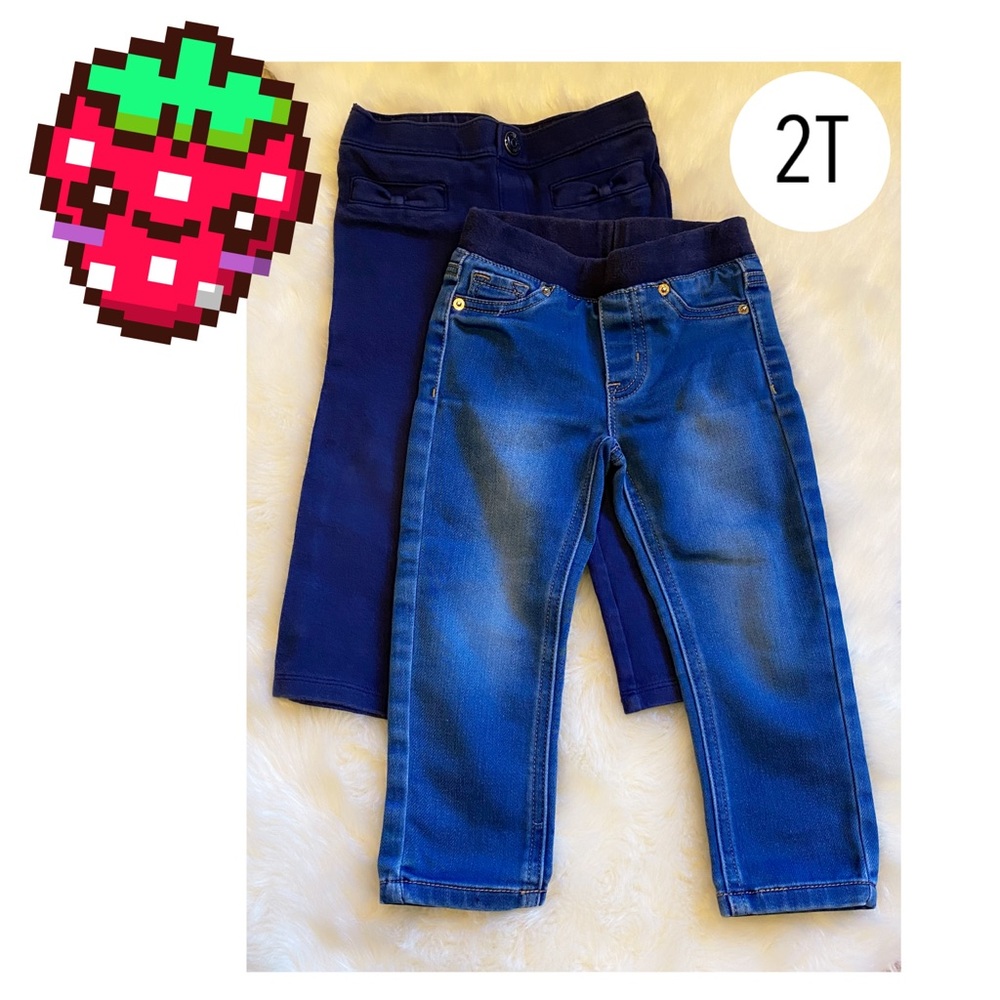 Bundle of Two Toddler Girl Pants 2T
